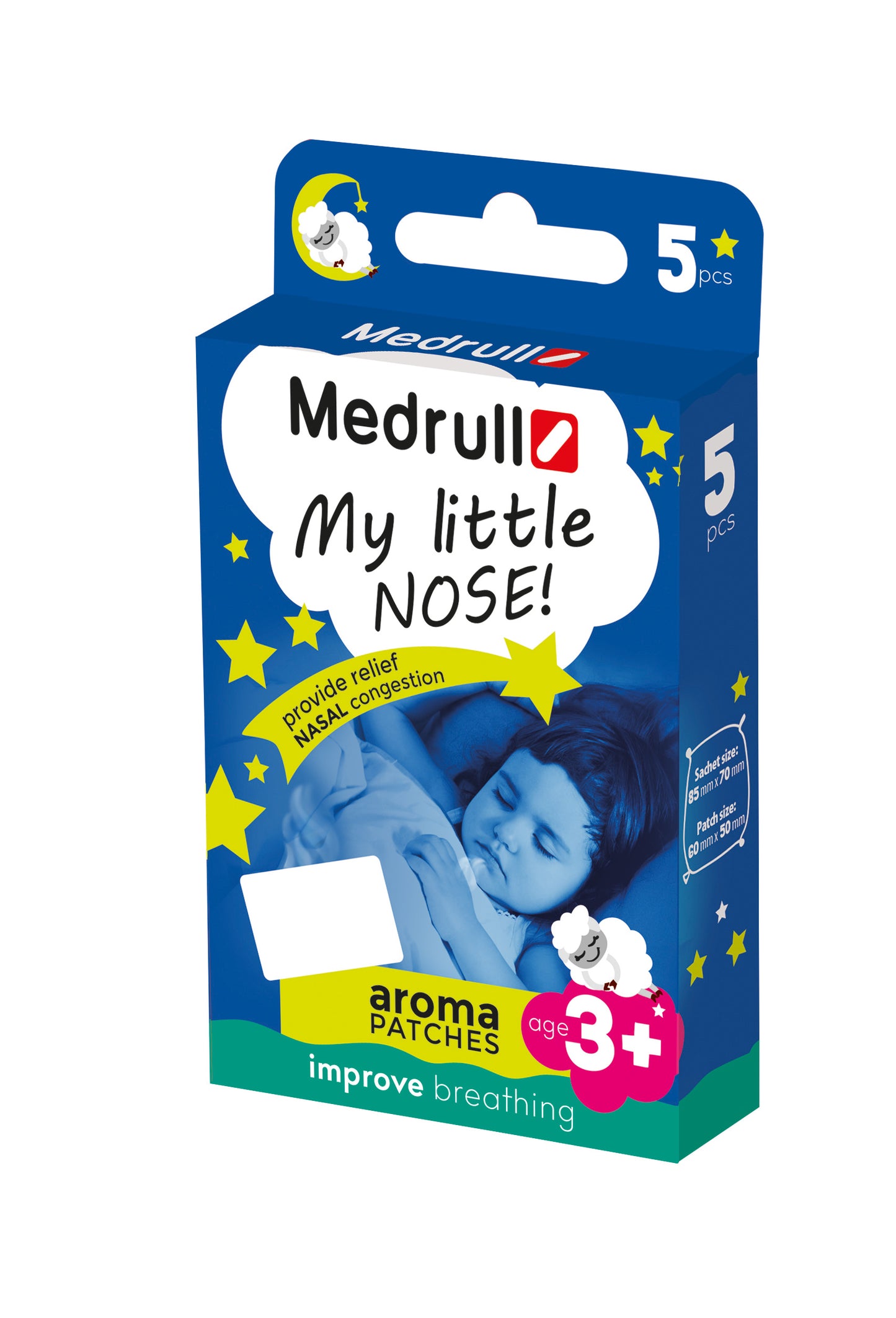 Medrull aromatiniai pleistrai "My little nose" N5
