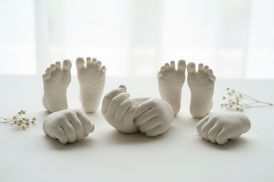 baby 3d casting hands and feets